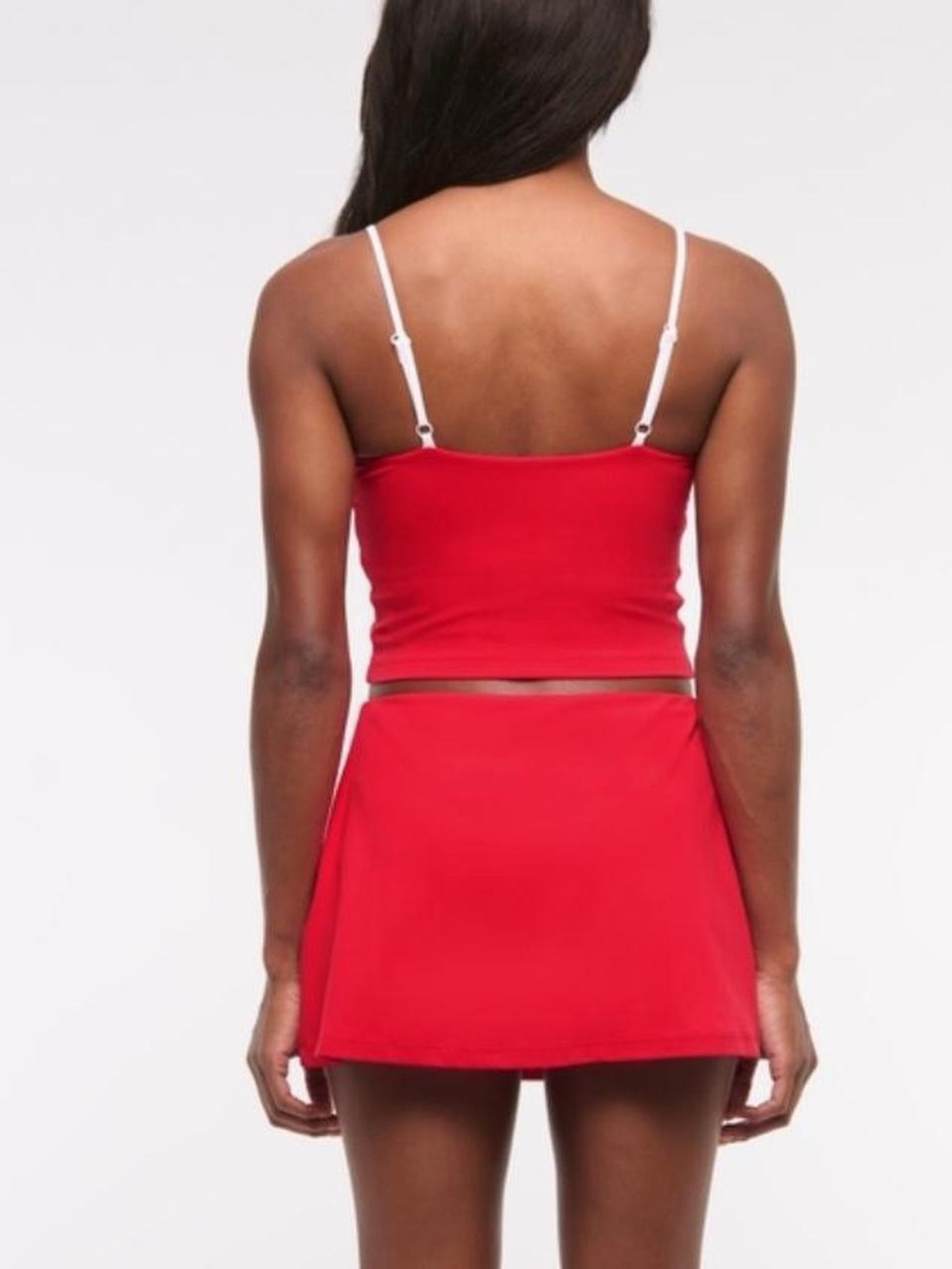 NWT Abercrombie & Fitch YPB StudioFLEX Tie Front Cami Top & Tennis Skort Set - M - Picture 2 of 8